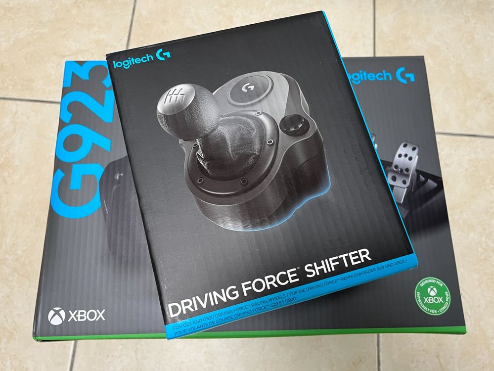 Logitech G G923 True Force + Driving Force Shifter (Neu (gemäss ...