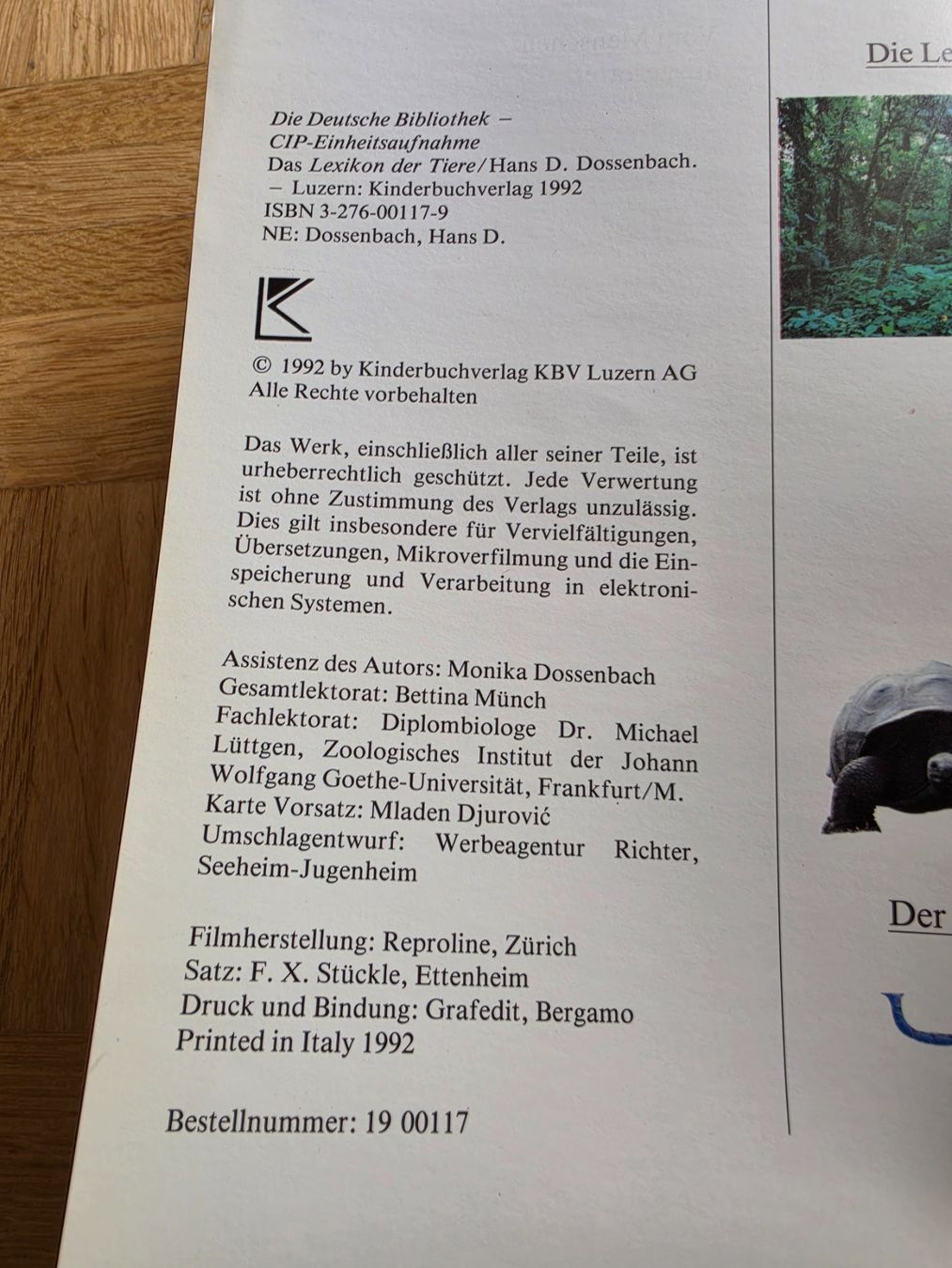 Libri: Lexikon der Tiere – Usato da Stäfa venduto da flamingo_17 4
