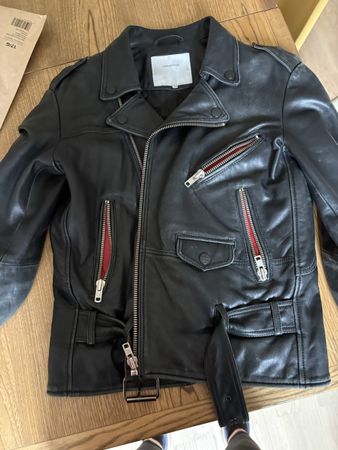 Surface to Air Lederjacke, Gr. 38, Top Zustand, Schwarz! (57