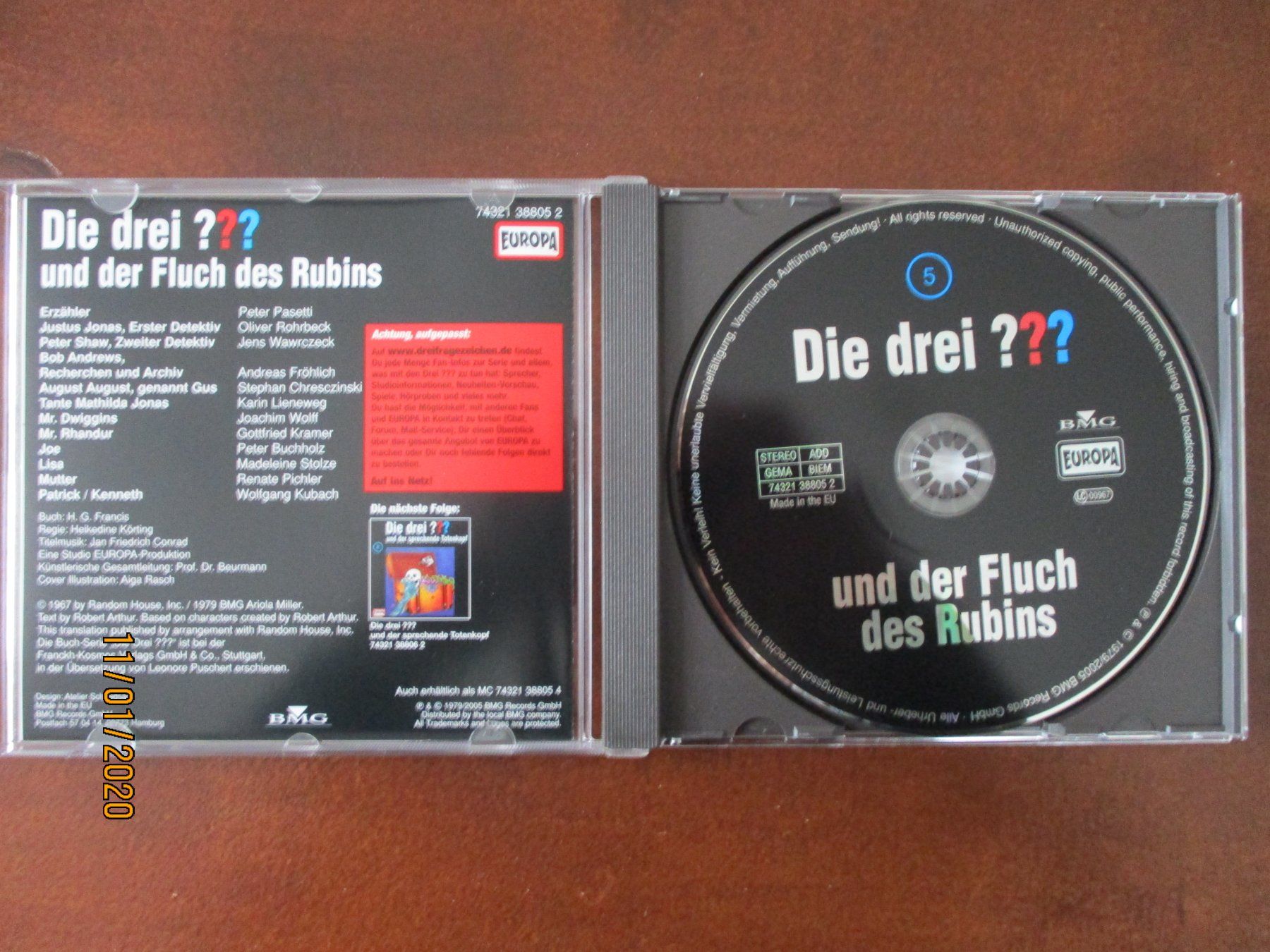 Livres audio: Die drei Fragezeichen Folge 5 – D'occasion à Liestal par Disc-Point 1