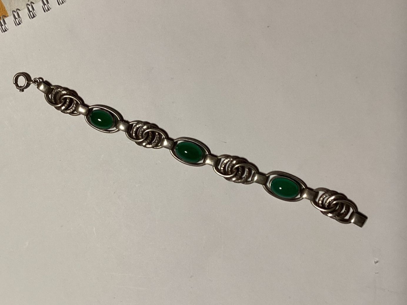 Bracciali & Braccialetti: Bracciale argento con pietre verdi – Usato da Arogno venduto da alan_service