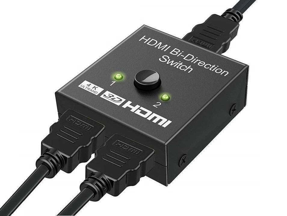 Adattatori: 4K HDMI SWITCH - 2 WEG HDMI SPLITTER – Nuovo e nell'imballaggio originale da Kriens venduto da swissgadget