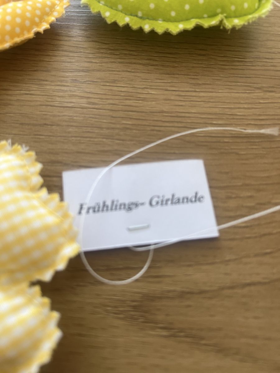 Tutte le decorazioni: Frühlings Girlande mobili  – Nuovo e nell'imballaggio originale da Triesen venduto da Yellow1818 1