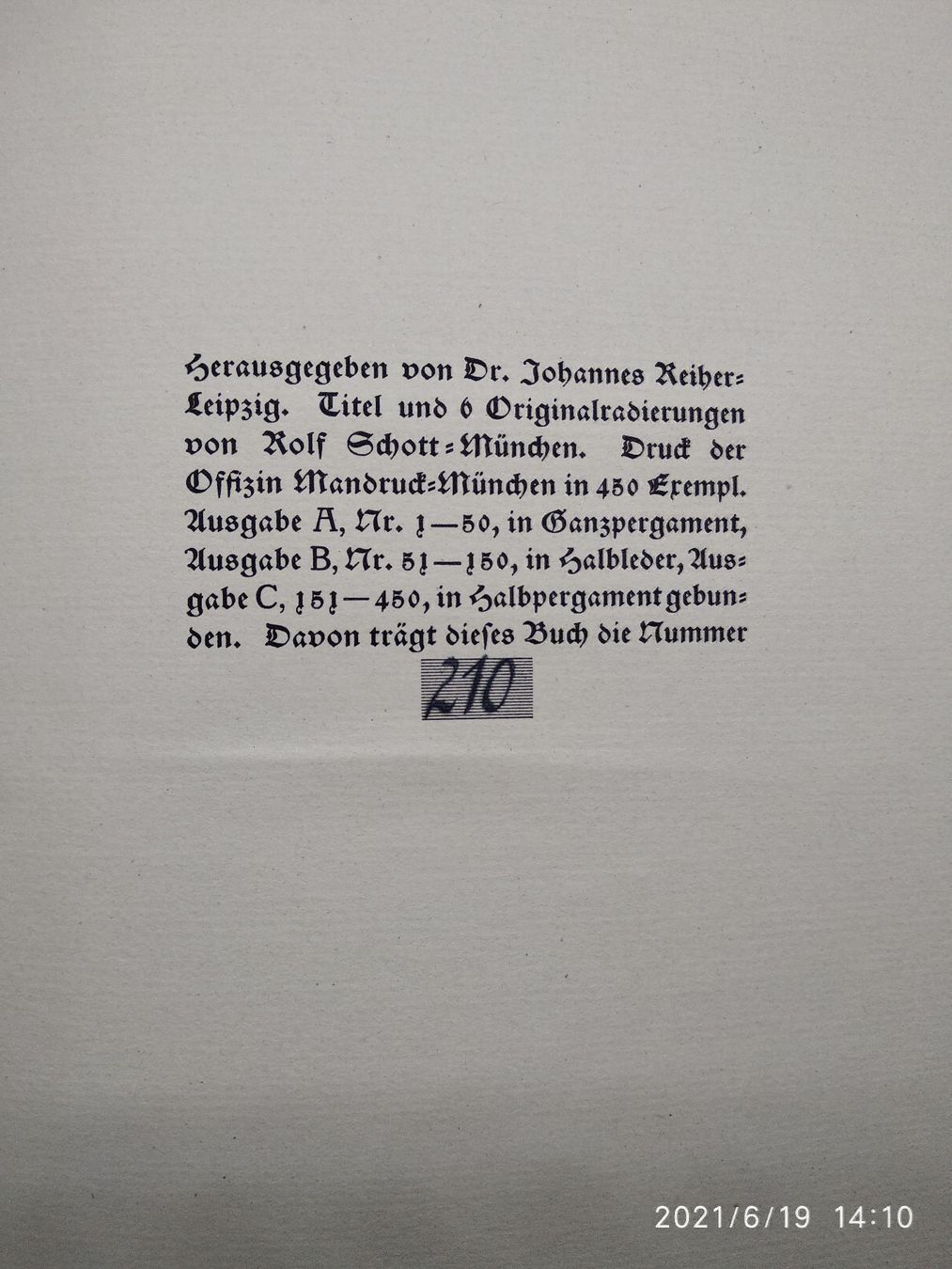Libri: GOETHE ELEGIEN 1919 – Usato da Goldach venduto da Gaip 7