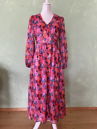 Neo Noir: Kleid mit langem Ärmel, Gr. 34