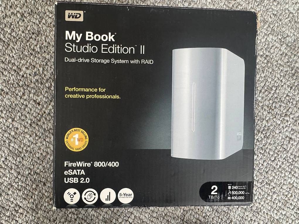 Harddisks: Raid Mybook Edition 2x2TB HDD Festplatte – Gebraucht aus Nussbaumen AG von ColouredDay