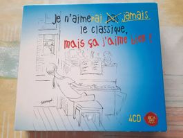 4 Cds corffet je n'aime pas le classique mais ça j'aime bien