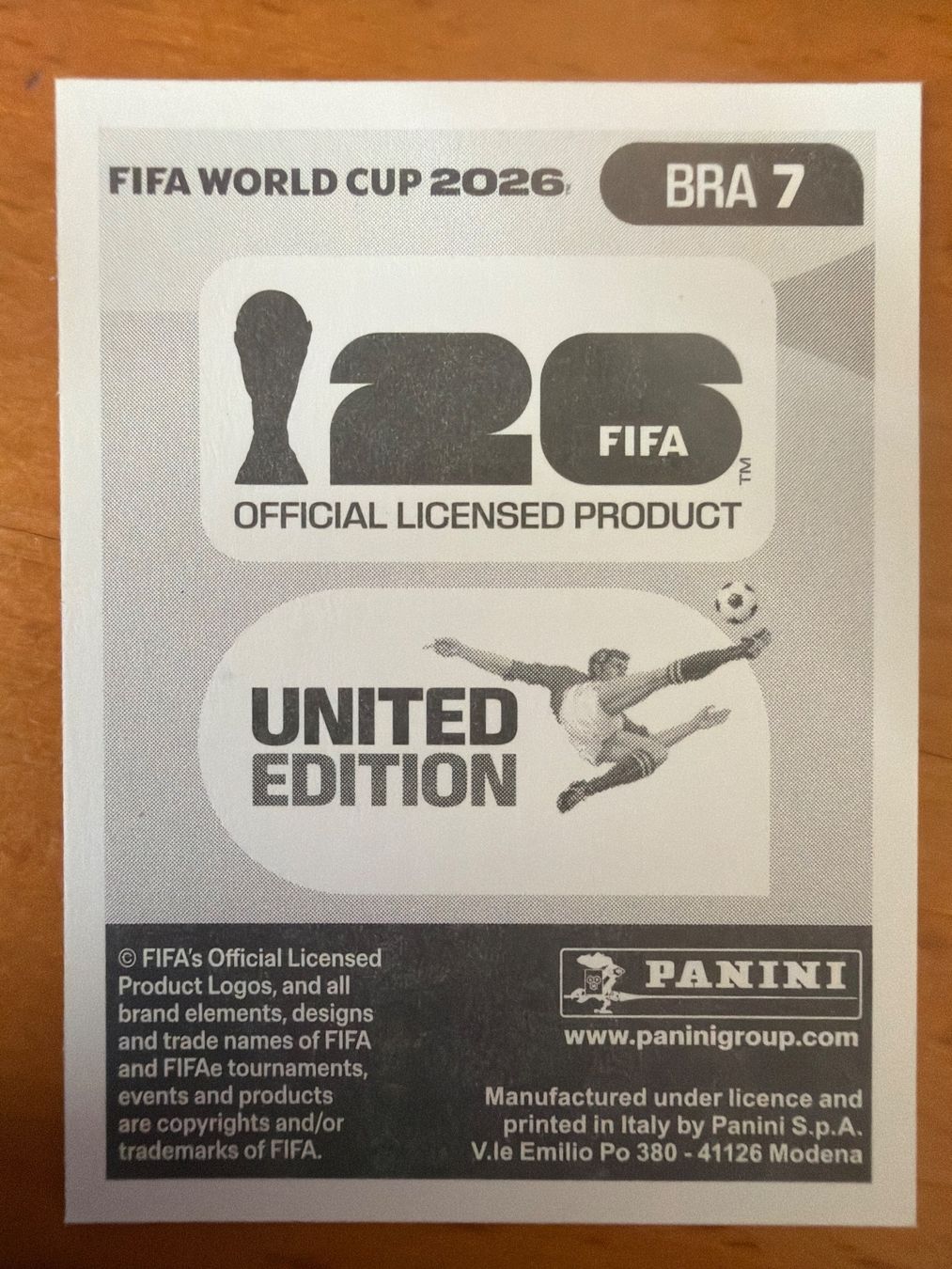 Panini Sammelbilder & Trading cards: Panini BRA7 – Neu (gemäss Beschreibung) aus Susten von Rechnun 1