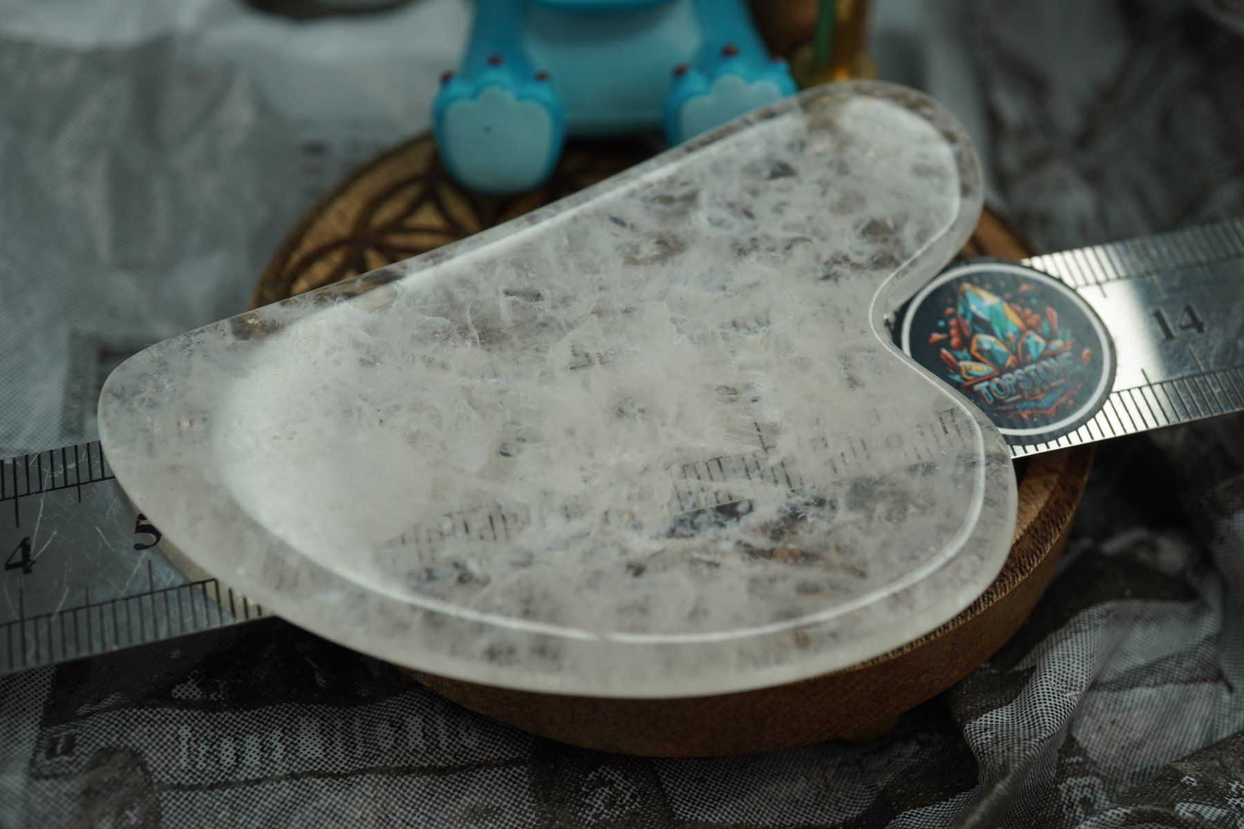 Mineralien & Heilsteine: Gua Sha Massage-Stein Bergrkistall      ab 1.- – Neu und originalverpackt aus Eschenbach SG von topstone 7
