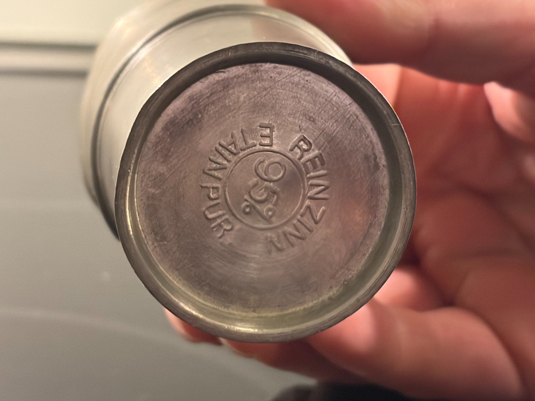 Tasses: 3 Zinnbecher – D'occasion à Zürich par sru_6zc8 3