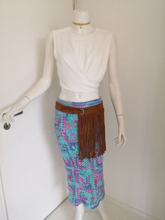 🤩ZARA HÄKEL-ROCK MULTI-FARBIG & MISSONI P.