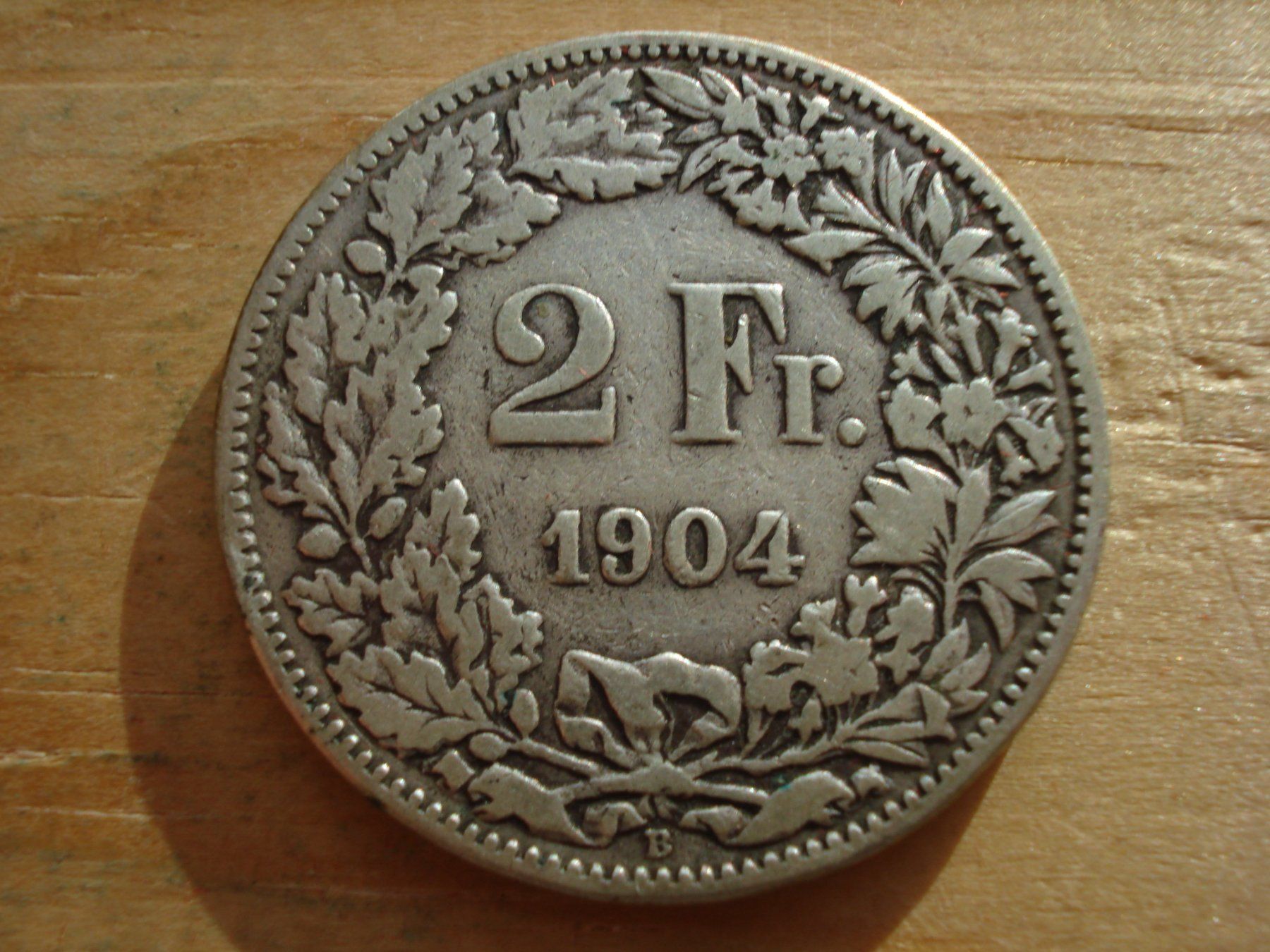 Tutti le monete: (S) 2 Franken 1904 – Usato da Erlach venduto da Net-Coins