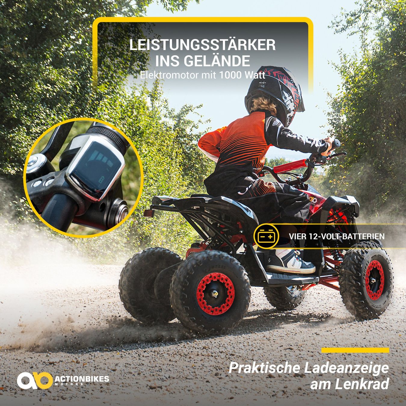 Mini Quad: Elektro-Kinderquad Reneblade, Mini-Quad mit 1000 Watt – Nuovo e nell'imballaggio originale da Cham venduto da G-Money_swiss 7