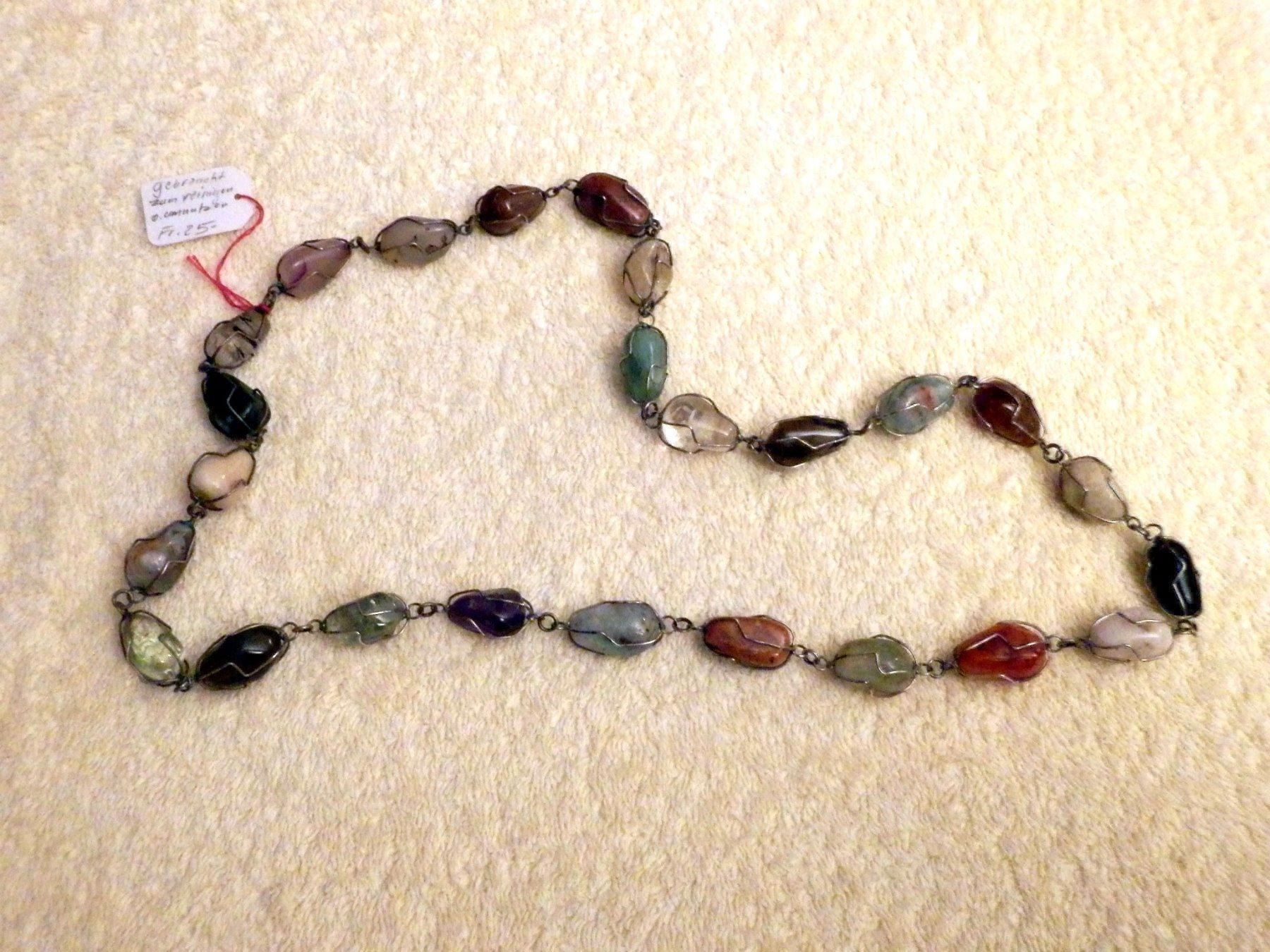Colliers: Edelstein Halskette, 70cm lang, Handmade – D'occasion à Ueberstorf par dinbau 5