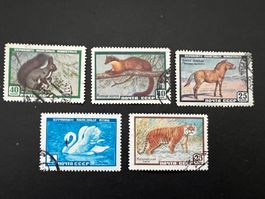 Russia 1959 Mi.Nr.2242/43/2275/76/2309/10 gest. (D88)