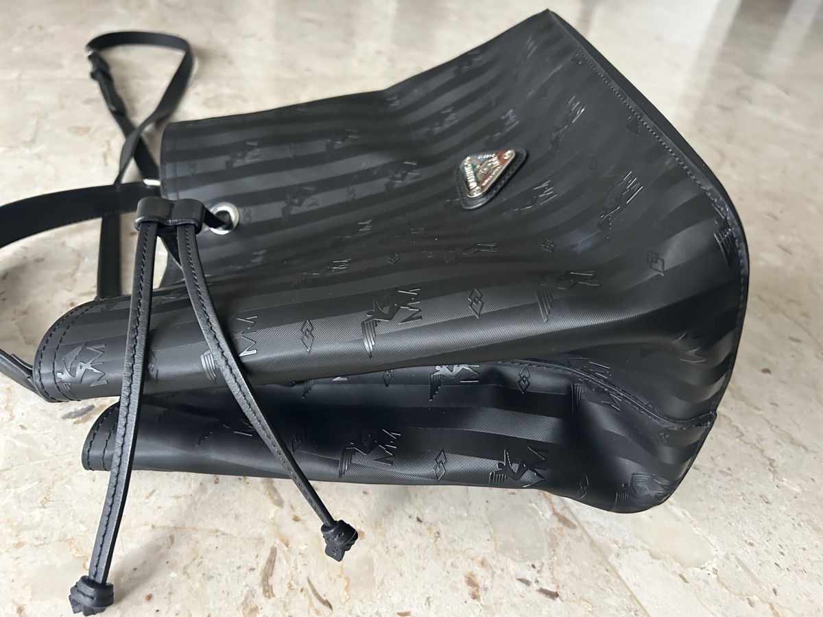 Maison Mollerus Taschen für Damen: Borsa a secchiello Maison Mollerus nera a righe 40-60 – Neu (gemäss Beschreibung) aus Locarno von Matic04 5