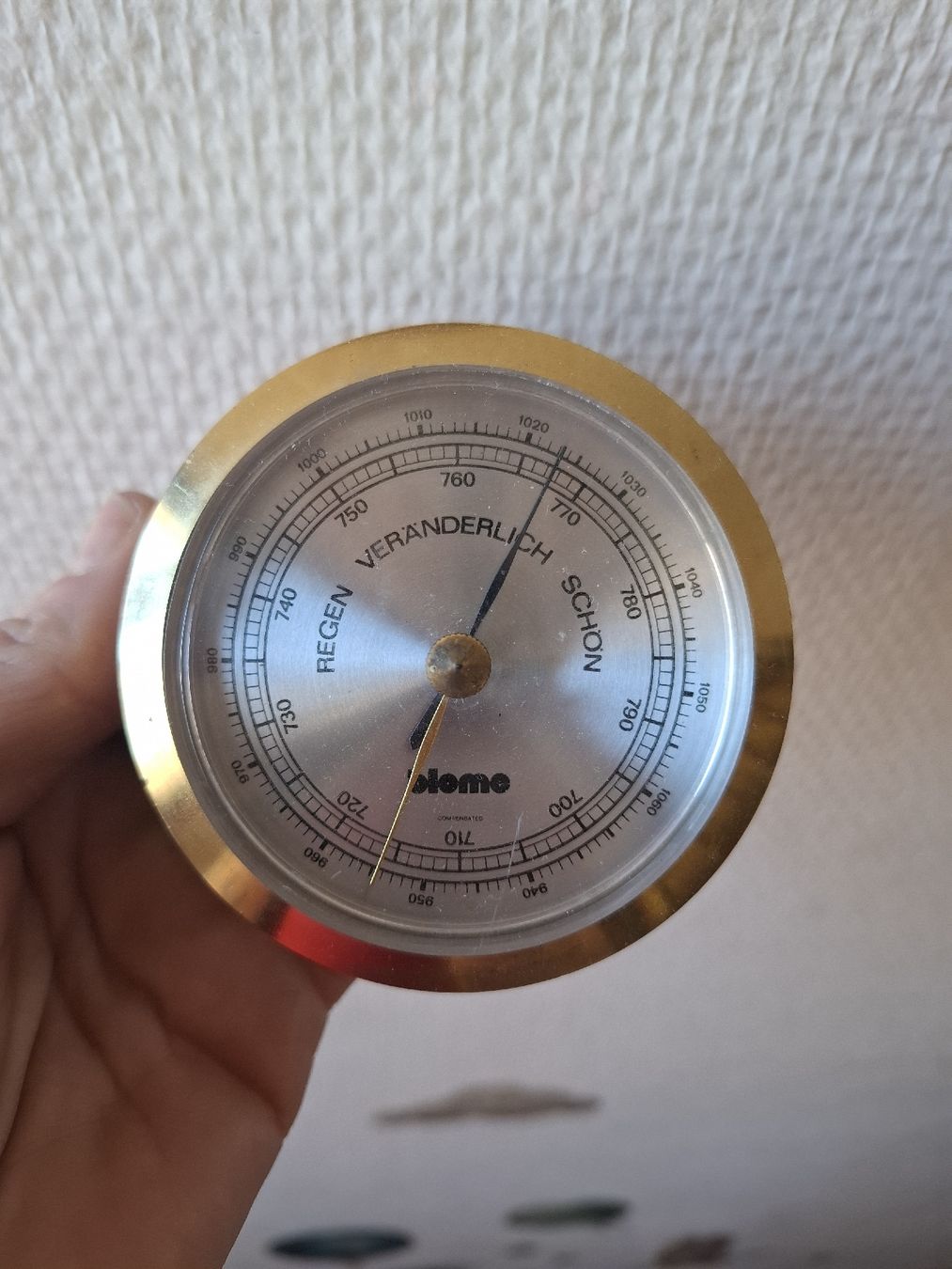 Altri elettrodomestici e apparecchi d’epoca: Messing Barometer Wetterstation Vintage Deko – Usato da Arbon venduto da tag_v5fh