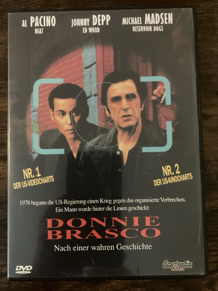 Tutti i DVDs: Donnie Brasco DVD – Usato da Glarus venduto da Jhuber78