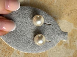 Elegante Ohrstecker Perlen (1cm) zeitloser Schmuck