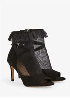 NEU LK Bennett - Juliette Mesh Peep Toe Ankle Boots