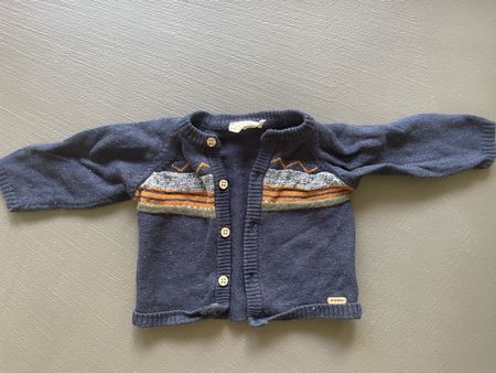 Minymo Jacke Gr 62 aus Wolle/Baumwolle