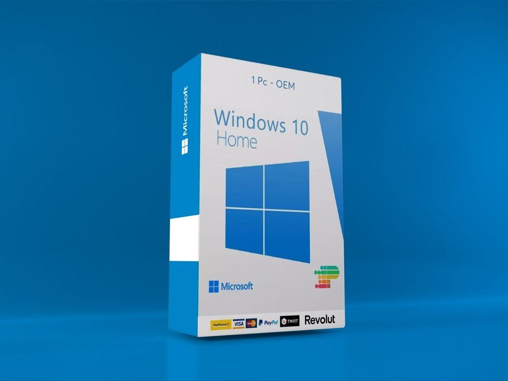Microsoft Software: Windows 10 Home l OEM | 1 Gerät | Multilingual l – Usato da Langenthal venduto da Peaceful