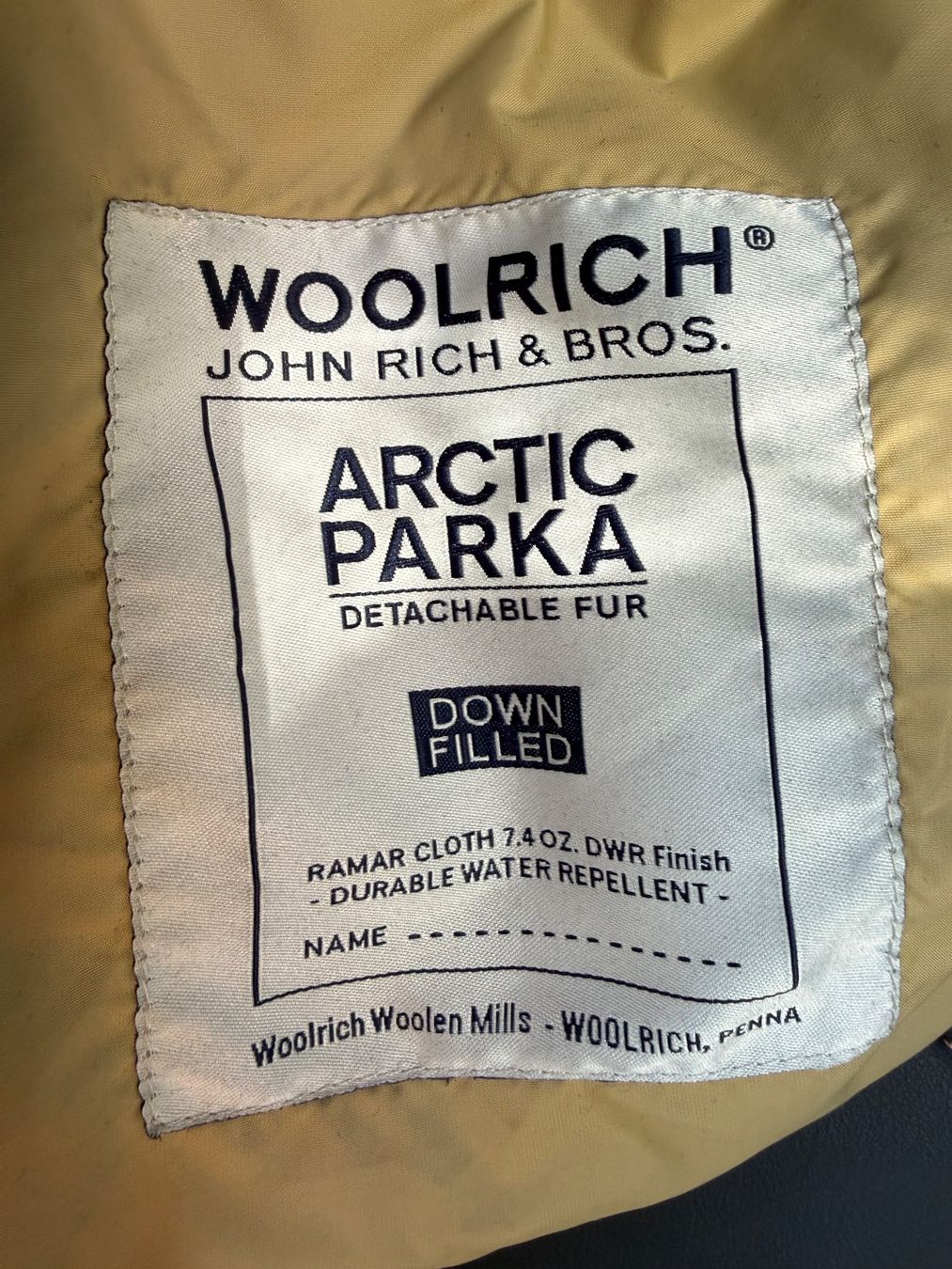 Woolrich Giacche: Woolrich Parka Jacke Herren – Usato da Watt venduto da emak9 6
