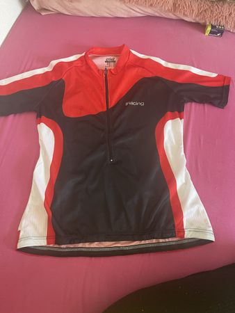 Crivit Sports Rennrad Trikot kurzarm Grösse L rot/schwarz