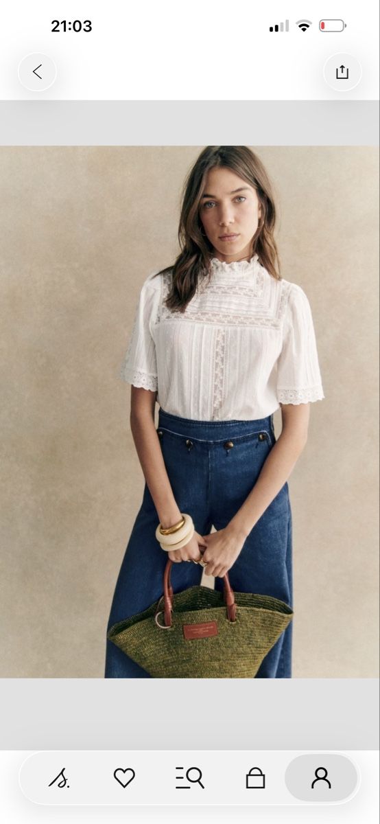 Sezane Blusen: Sèzane Elisabetta Blouse – Neu (gemäss Beschreibung) aus Aarau Rohr von ash_m7hq 4