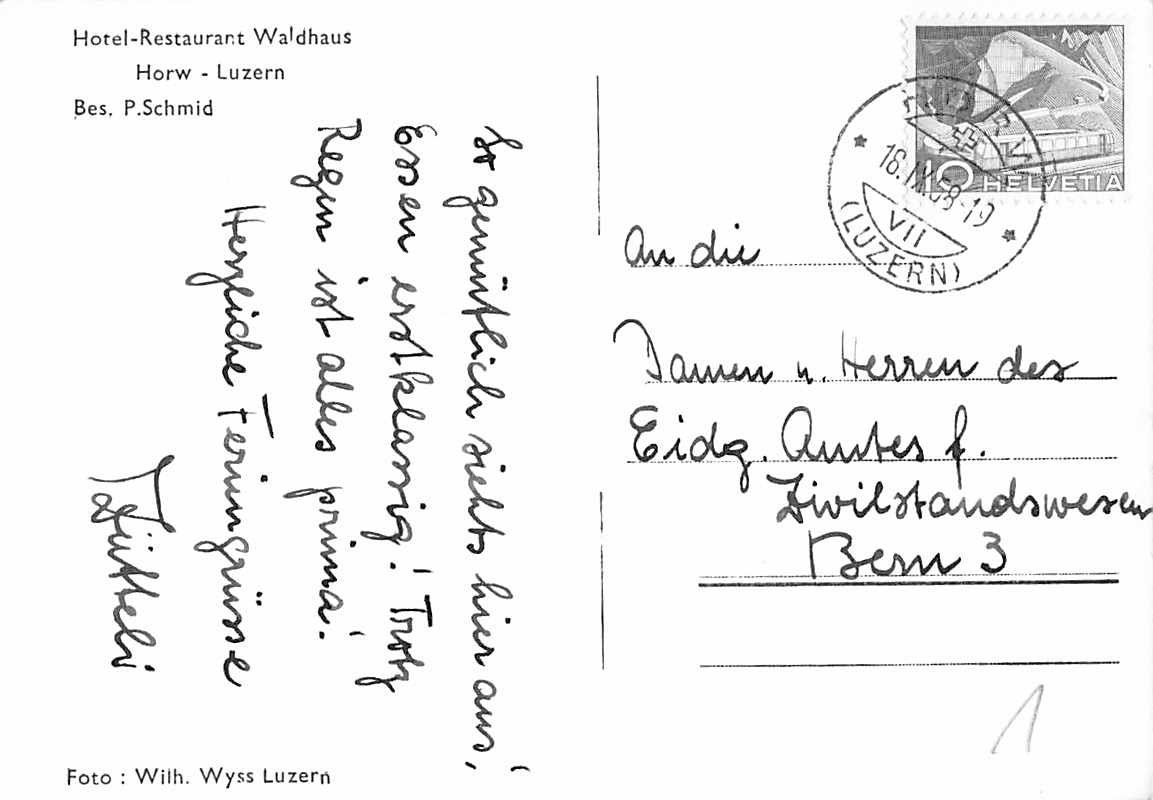 Cartoline postali: alte Ansichtskarte aus Archiv: DEUTSCHSCHWEIZ - ab 1.-- – Usato da Winterthur venduto da SchatzchischtliWinti 1