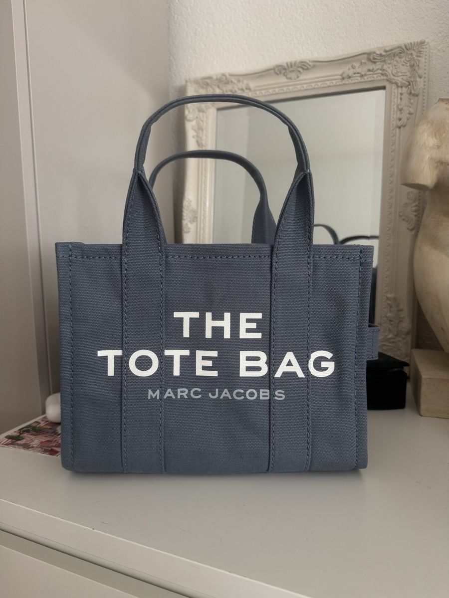 Marc Jacobs Borse: Marc Jacobs The Tote Bag small blue – Nuovo (secondo la descrizione) da Bern venduto da nodah