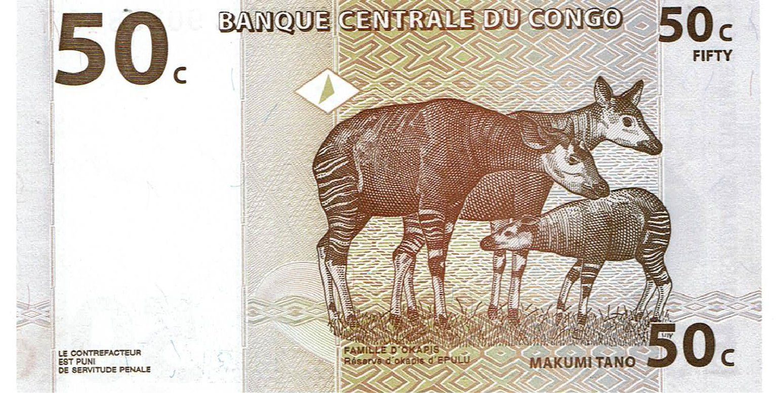 Banconote: Kongo 50 Cents 1997 Serie E UNZ – Nuovo (secondo la descrizione) da Steffisburg venduto da ber_8htf 1