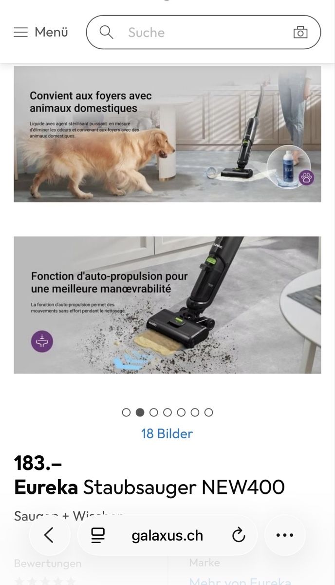 Aspirapolveri & Accessori: Neuwertiger Eureka Staubsauger NEW400 – Usato da Wald ZH venduto da vivian__ 1
