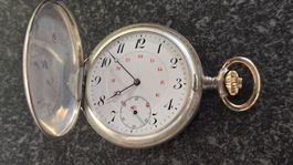 montre de poche savonnette en argent 0.800