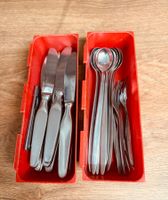 8er Set "Rostfrei" Messer, Löffel und Gabeln - Vintage - ...