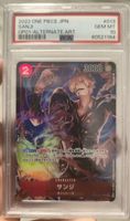 One Piece Sammelkarte Sanji Alternate Art PSA 10 Jap.