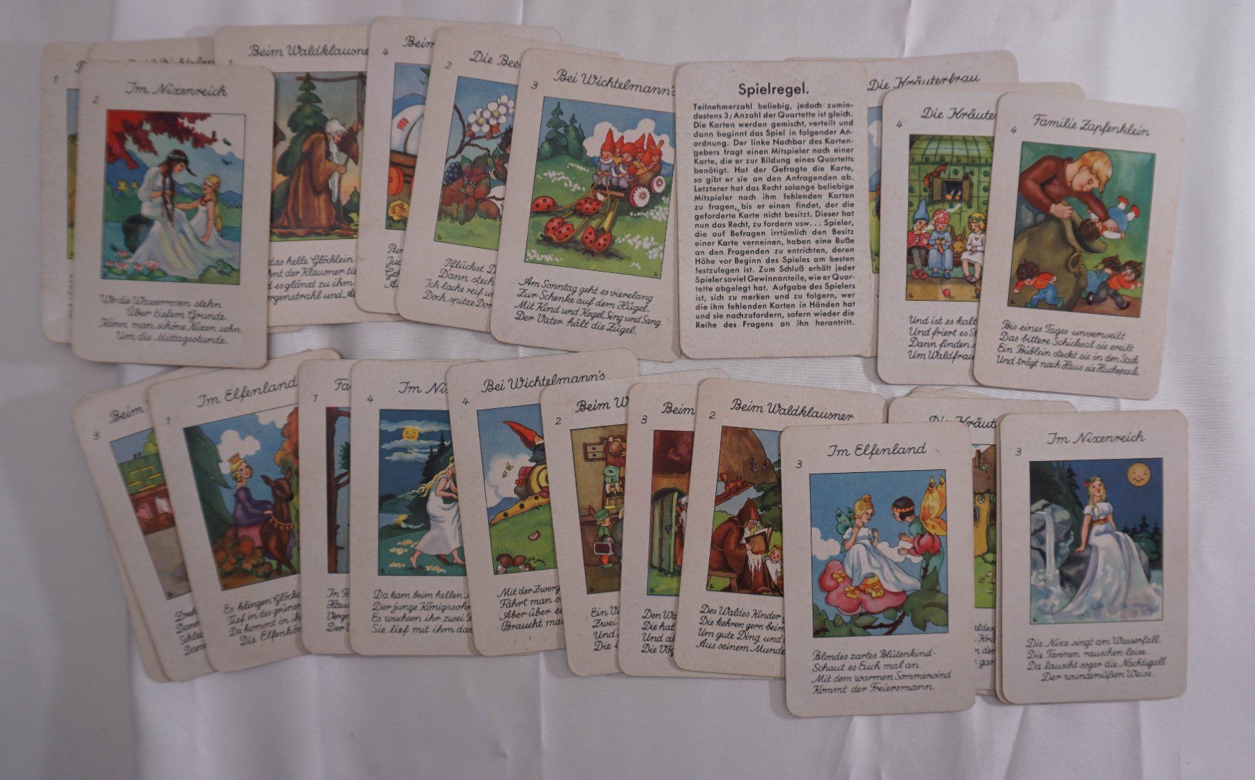 Giochi: Alte Spielkarten für Kinder, Memory, Quartett... – Usato da St. Gallen venduto da Acer0110 3