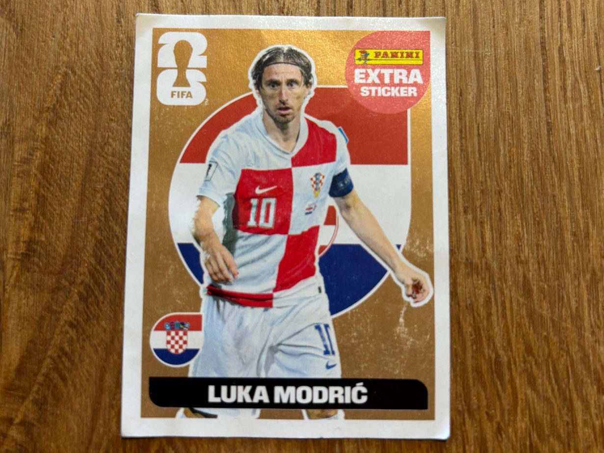 Panini Carte collezionabili: Panini Extra Sticker Luca Modric bronze – Usato da Gunzwil venduto da gerda7