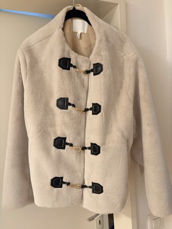 Manteau duffle-coat crème H&M