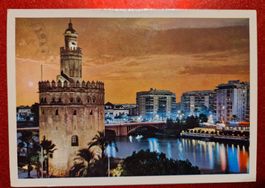 Sevilla torre del Oro y rio Quadalquivir 1994