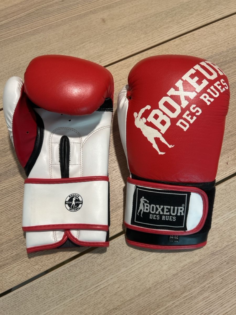 Boxeur Des Rues Handschuhe & Handstulpen: Box Handschuhe rot/weiss  – Neu (gemäss Beschreibung) aus Bern von rou_bs2x