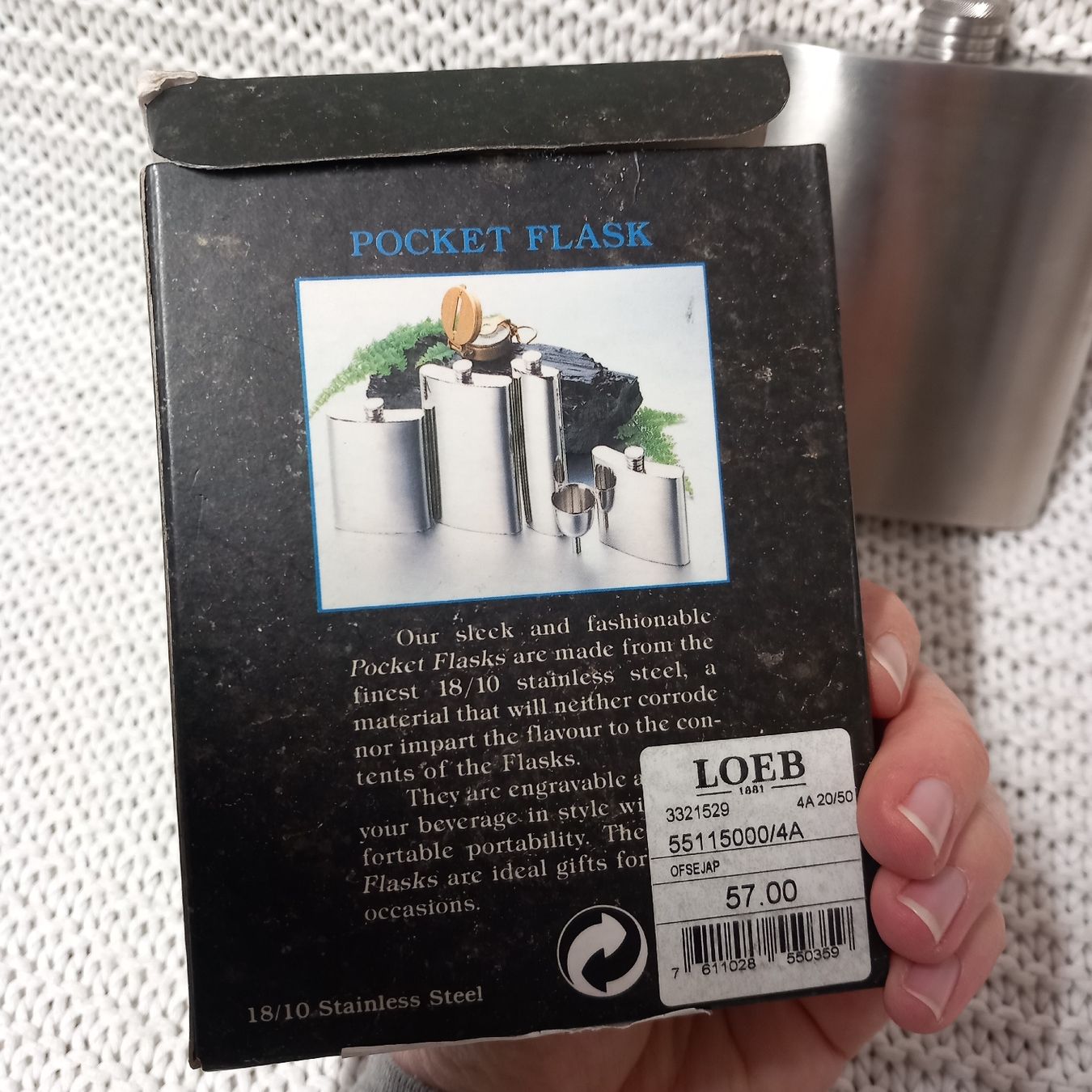 Altro: Flachmann 18/10 Edelstahl 150ml Pocket Flask – Usato da Merligen venduto da muss_haben 1