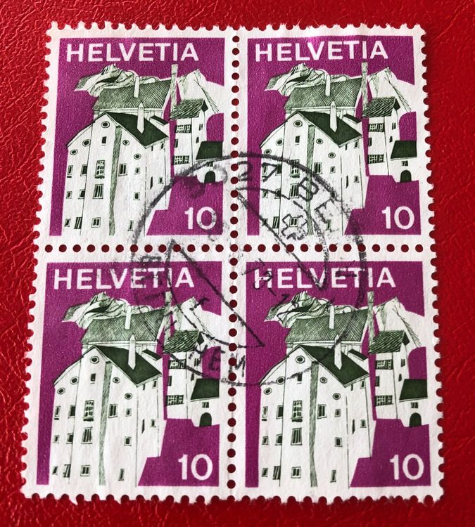 Tutti i francobolli: 4 er Block Nr.524 mit Stempel – Usato da Aarau venduto da Billa007