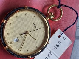 474 Tissot Marine Taschenuhr mit Brillanten Date