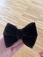 Alexandre Velvet Bow Barrette 