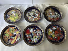 Rosenthal Sammelteller "Aladin und die Wunderlampe", 6 Stk.