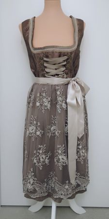 schönes Marjo Dirndl Gr. 44 braun / bronze