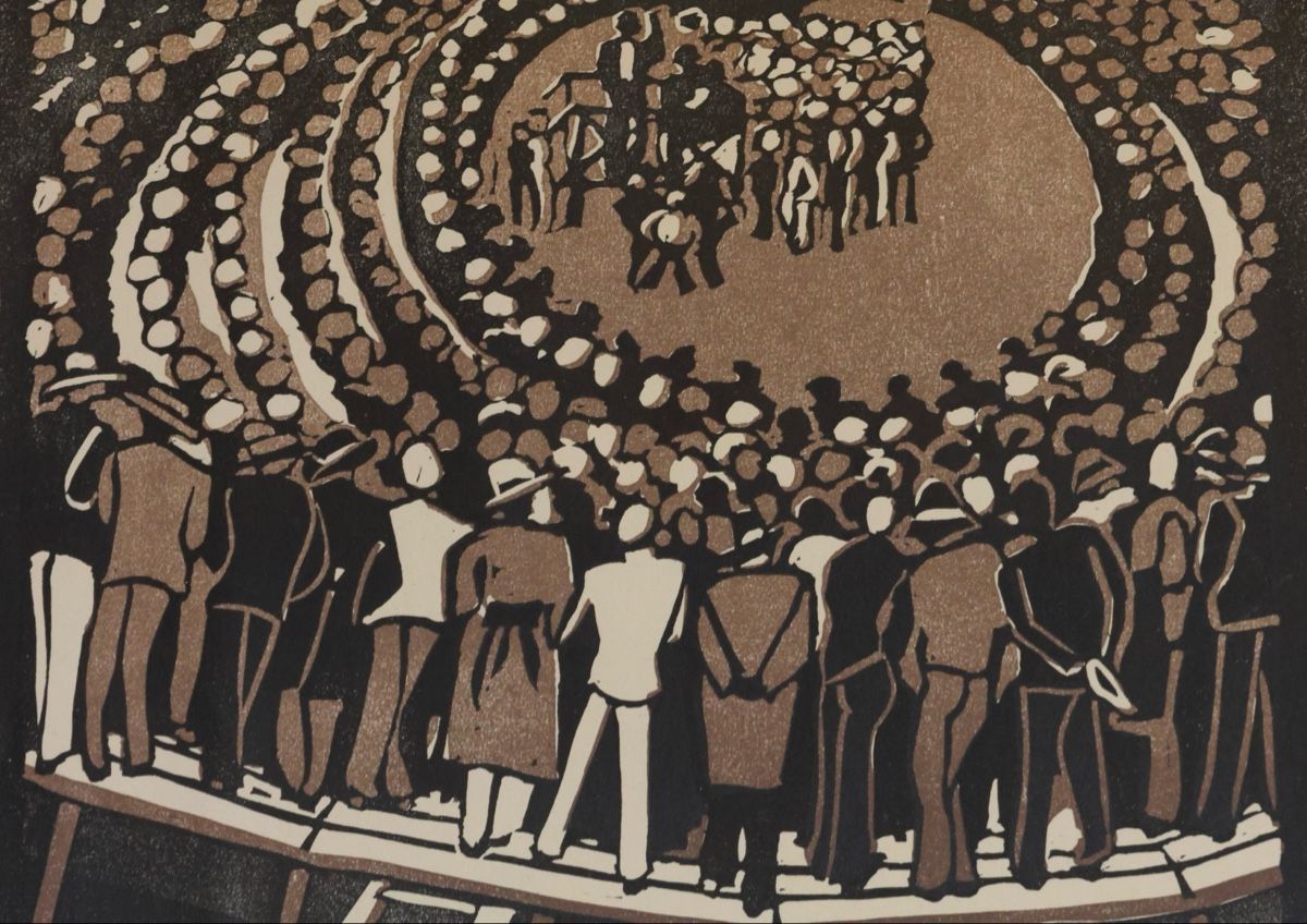 Grafiken & Lithographien: Lill Tschudi - Glarner Landsgemeinde 1931 – Gebraucht aus Zürich von Artify 2