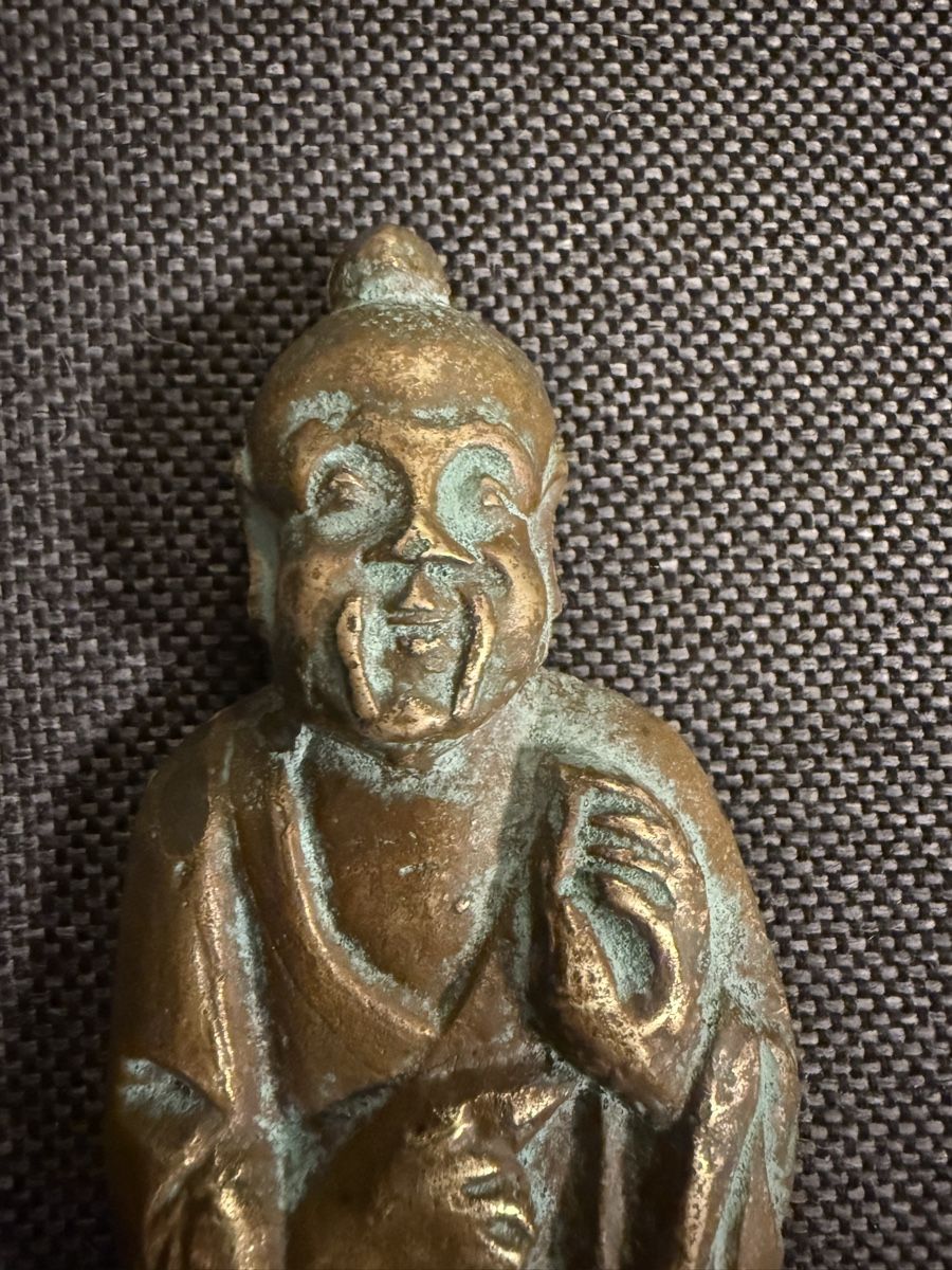 Skulpturen & Statuen: Buddhistischer Mönch aus Messing – Gebraucht aus Buchs SG von and_d8tp 2