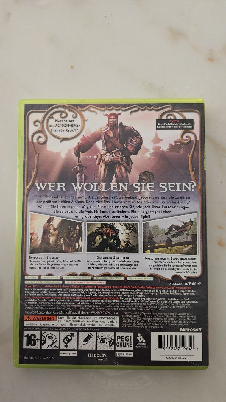 Giochi: Fable II - Xbox 360 – Usato da Montagnola venduto da mattbert86 1
